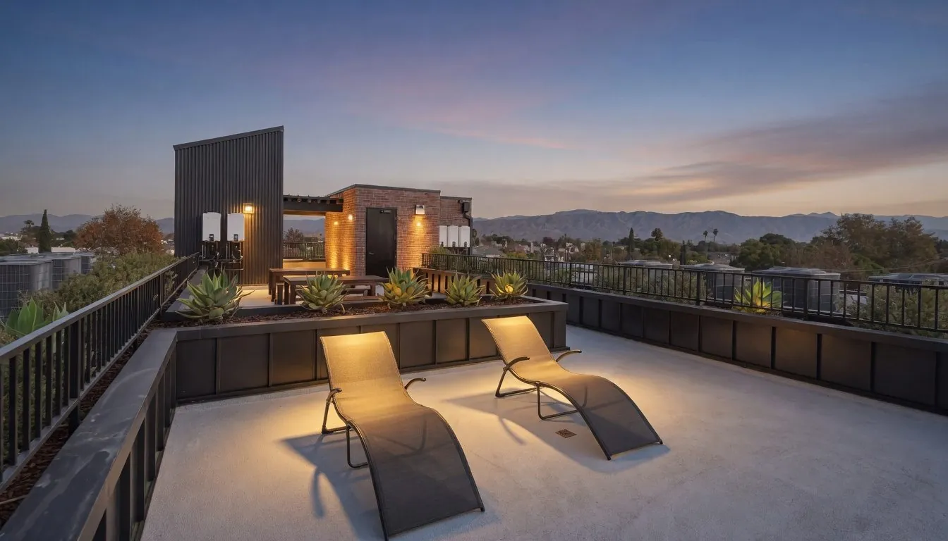 10806 Blix Street — rooftop_chairs